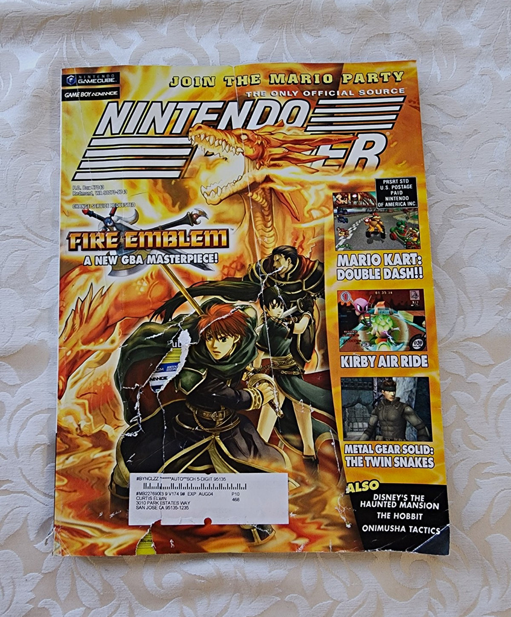 Nintendo Power August 2003 Issue 174 Vol 14 Video Games Magazine Illustrated